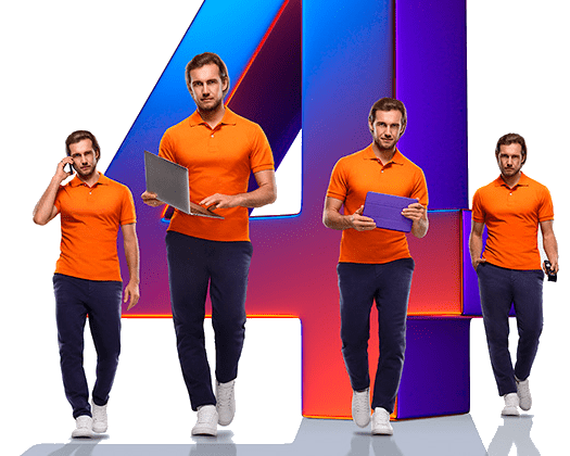 Великолепная четверка Ростелеком в деревня Георгиевка (Липецкая область)